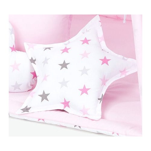 Dreamy formapárna csillag alakú - Rózsaszín csillagok 