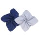  Dreamy dupla muszlin 2 darabos textil pelenkacsomag - Kék és szürke