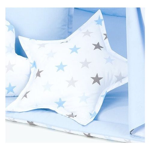 Dreamy formapárna csillag alakú - Kék csillagok 