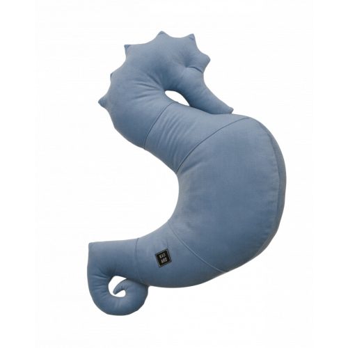 Wonder csikóhal alakú szoptatós párna - Denim blue