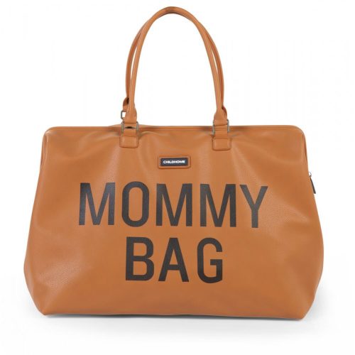 Exclusive táska anyukáknak - Mommy Bag barna bőrhatású