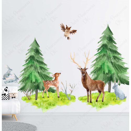 Falmatrica - Erdei állatok - Szarvasbika és Bambi