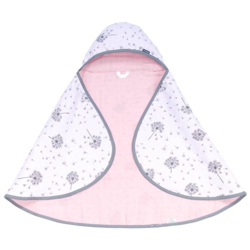   Dreamy muszlin fürdőlepedő - Pitypang rózsaszínnel