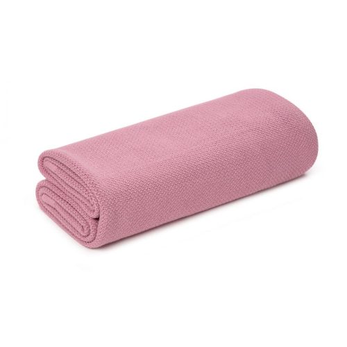 Best bambusz ezüstionos kötött takaró - Pink