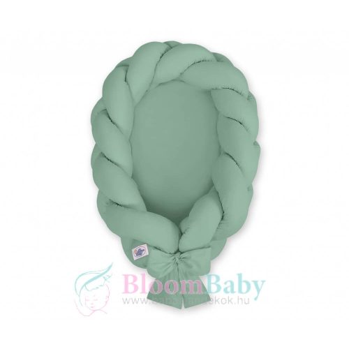 Harmony fonott babafészek - Pasztell zöld